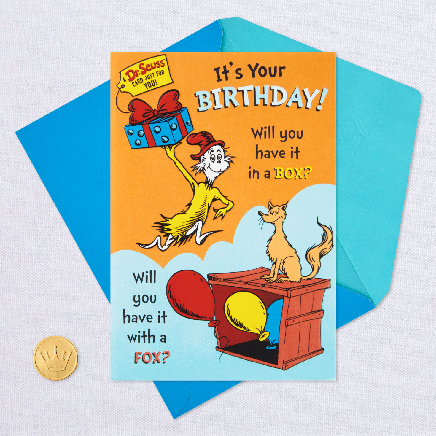 Dr. Seuss&trade; Have Your Birthday Here or There Birthday Card, , large image number 6