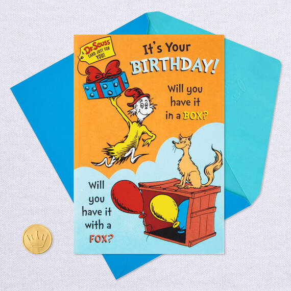 Dr. Seuss™ Have Your Birthday Here or There Birthday Card, , large image number 6