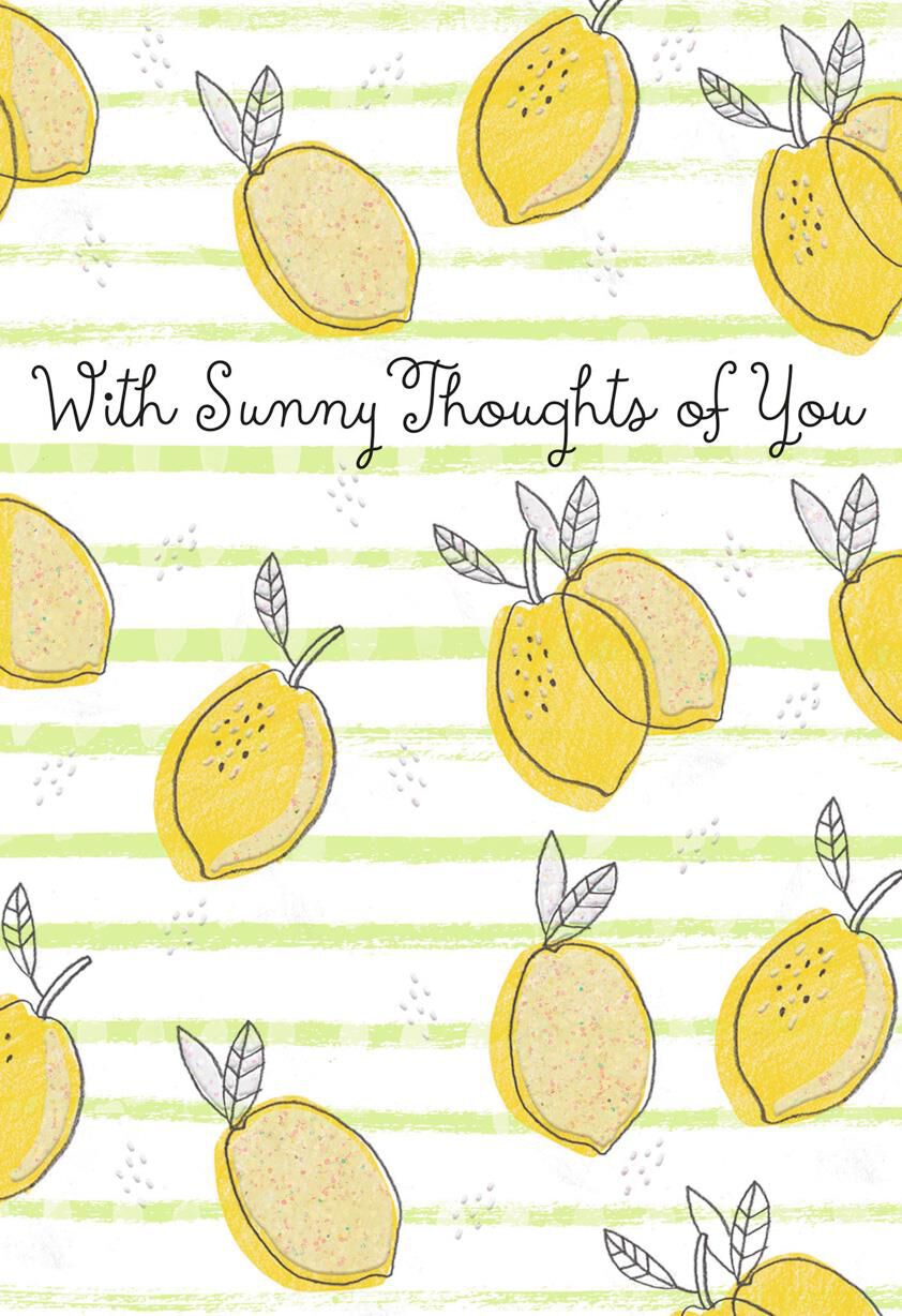Tossed Lemons Friendship Cards, Pack of 10