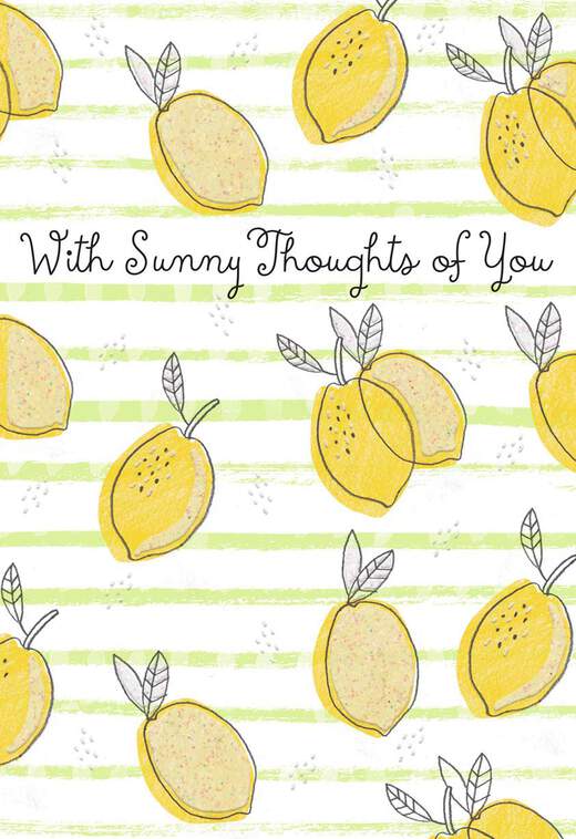 Tossed Lemons Friendship Cards, Pack of 10, , large image number 1