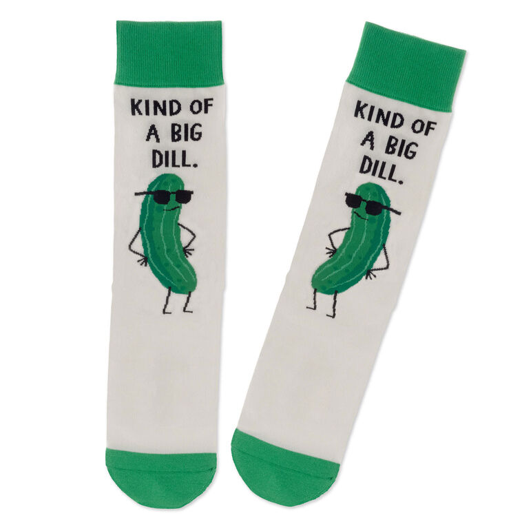 Kind of a Big Dill Novelty Crew Socks