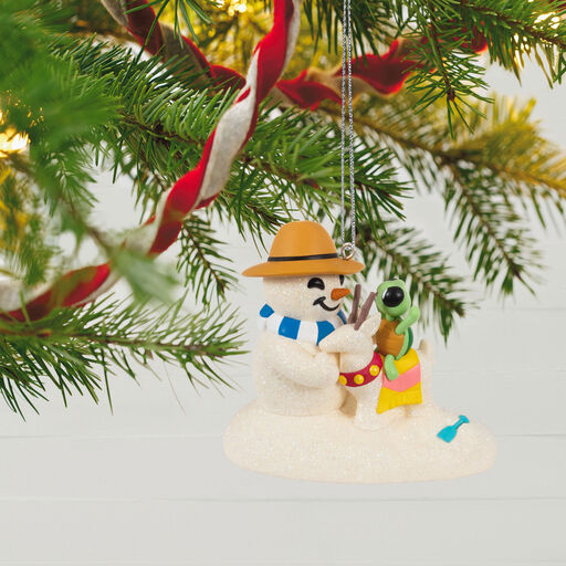 Sandal the Snowman Ornament, 