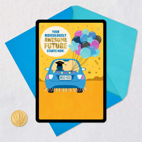 Your Awesome Future Starts Now Venmo Graduation Card, , large image number 7