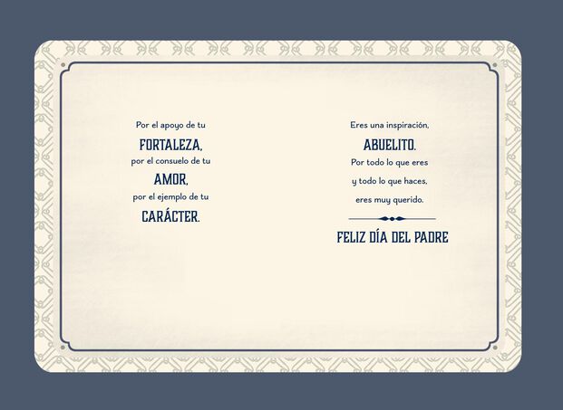 Download You Re An Inspiration Spanish Language Father S Day Card For Grandfather Greeting Cards Hallmark