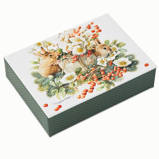 Marjolein Bastin Holiday Boxed Blank Christmas Note Cards Assortment, Pack of 24, 