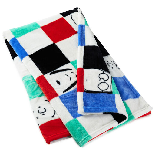 Peanuts® Gang Checkered Throw Blanket, 50x60, 