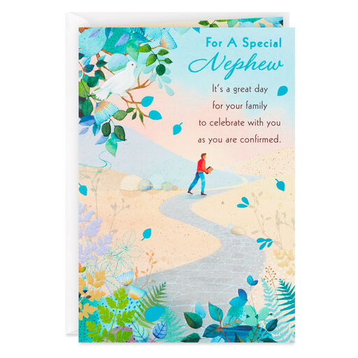A Great Day Religious Confirmation Card for Nephew, 