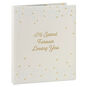 Postbound White Wedding Photo Album With Hearts front image number 1