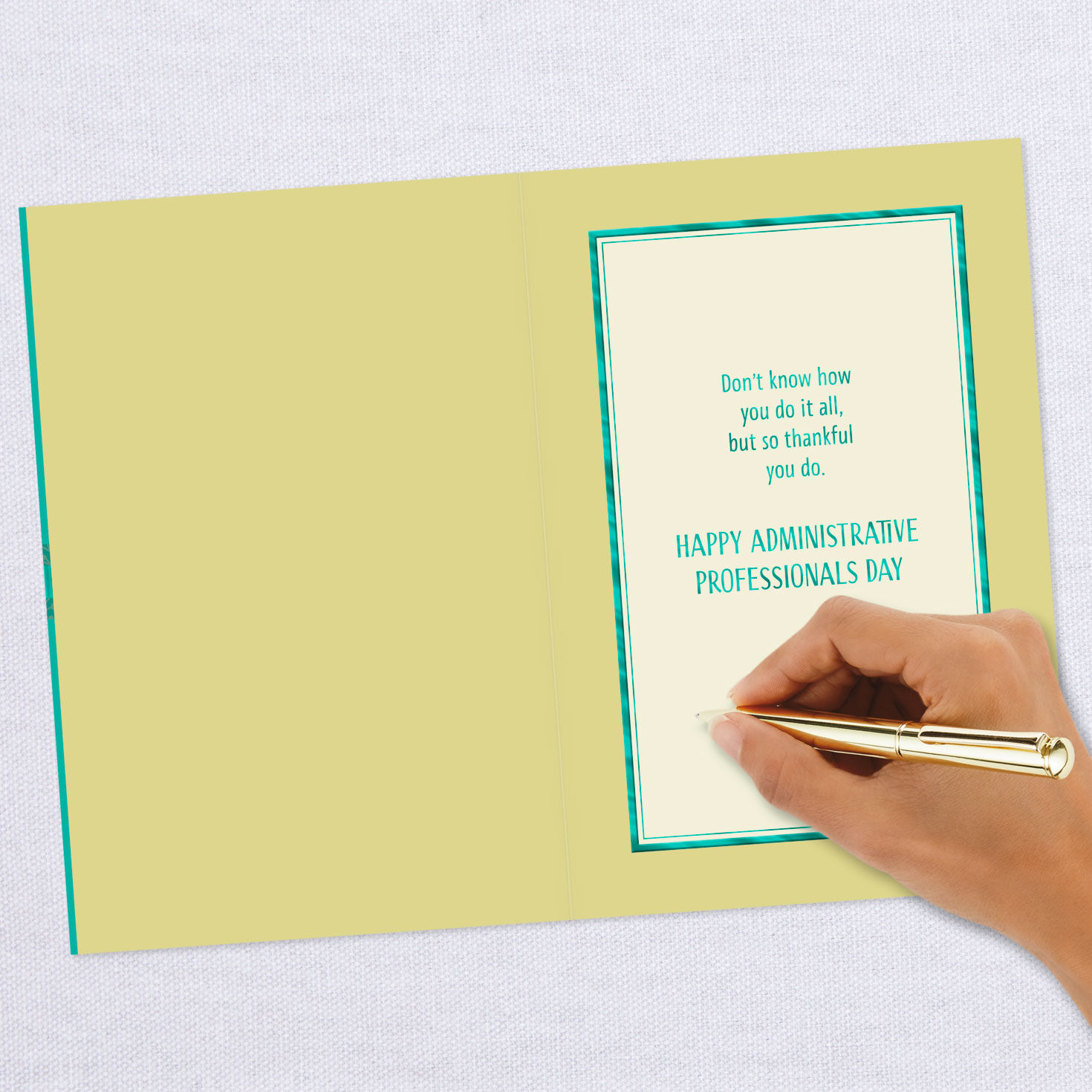 Thankful for All You Do Administrative Professionals Day Card, , large image number 6