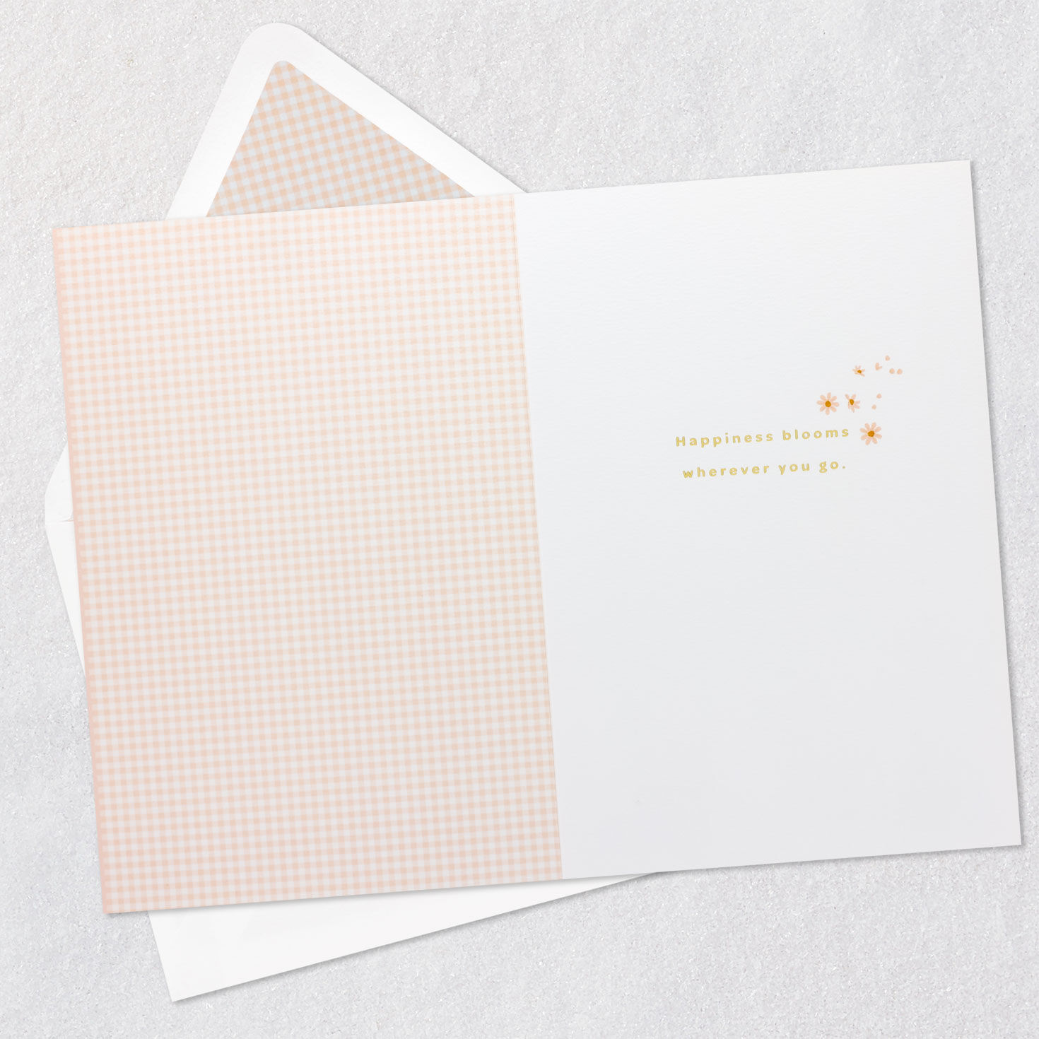 Pink Flowers in Cowgirl Boots Birthday Card Open card with envelope image number 3