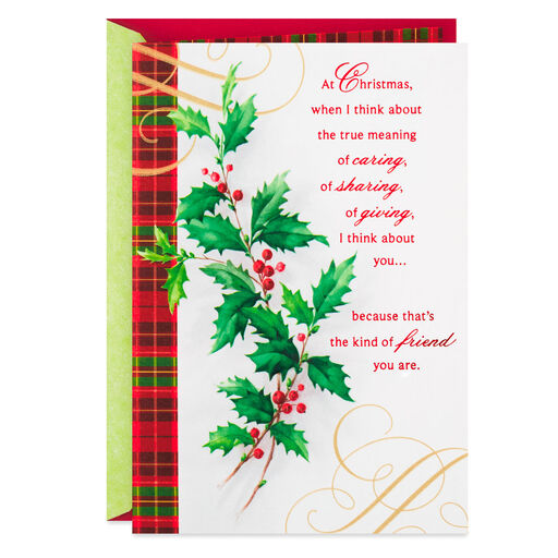 You're a Gift Christmas Card for Friend, 