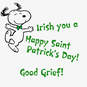 Peanuts® Snoopy Knock-Knock Joke Funny St. Patrick's Day Card, , large image number 2
