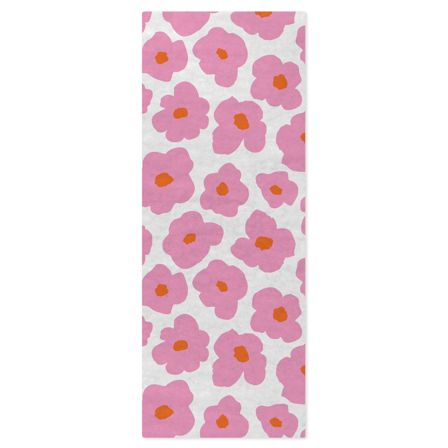 Mod Pink Flowers Tissue Paper, 6 sheets