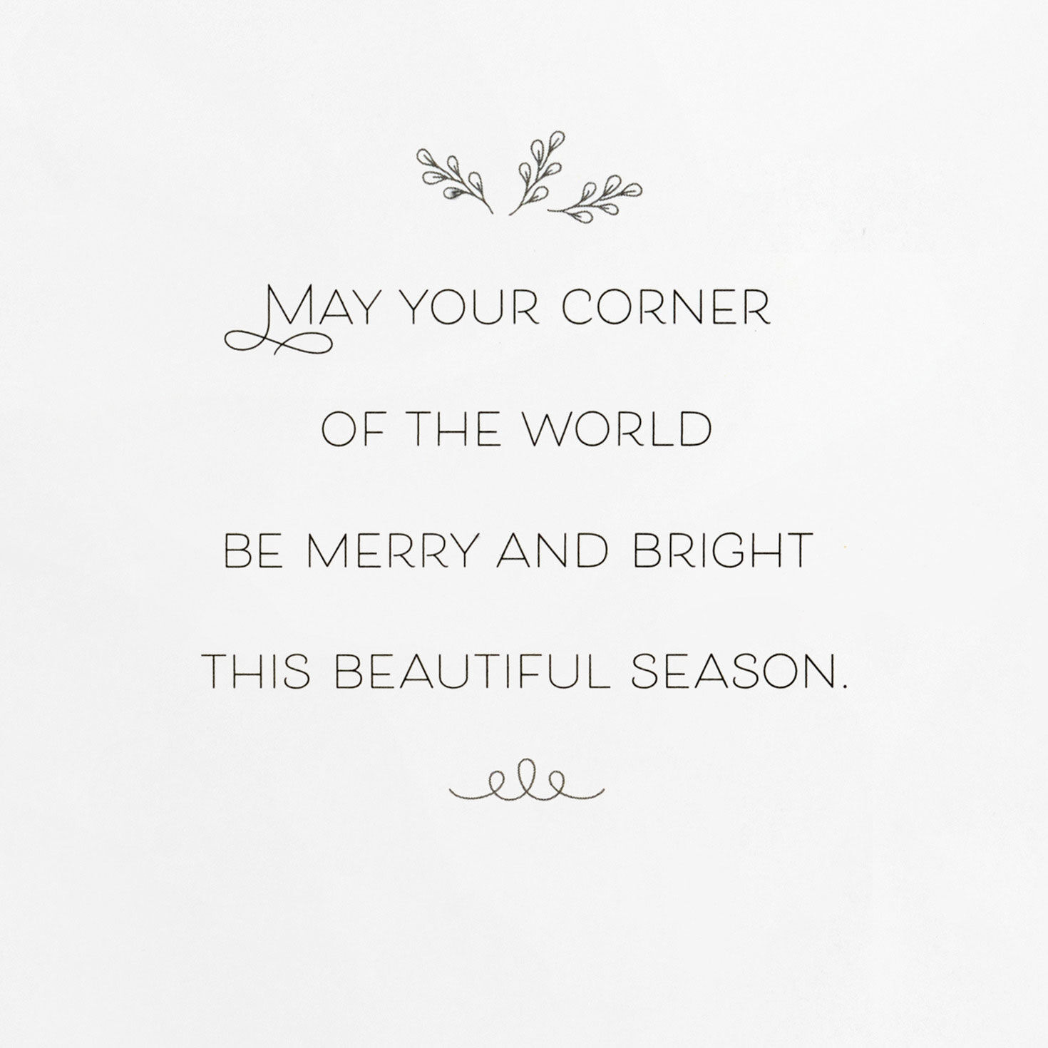 Flower Ornament Red and Green Boxed Christmas Cards Sentiment Detail image number 4