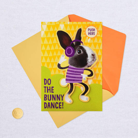 Bunny Dance Musical Easter Card With Motion, , large image number 6