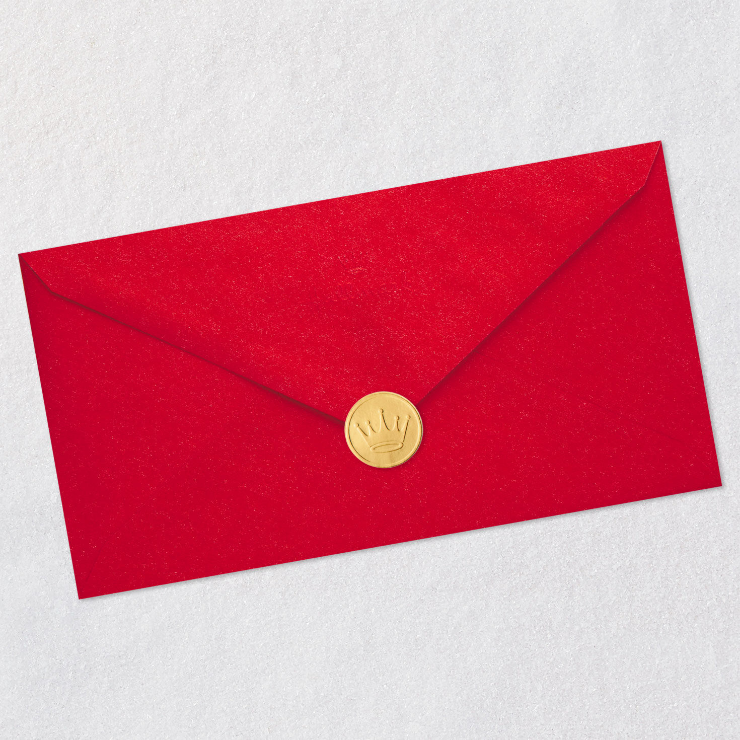Red With Green Holly Christmas Money Holder Card Envelope Back with Seal image number 8
