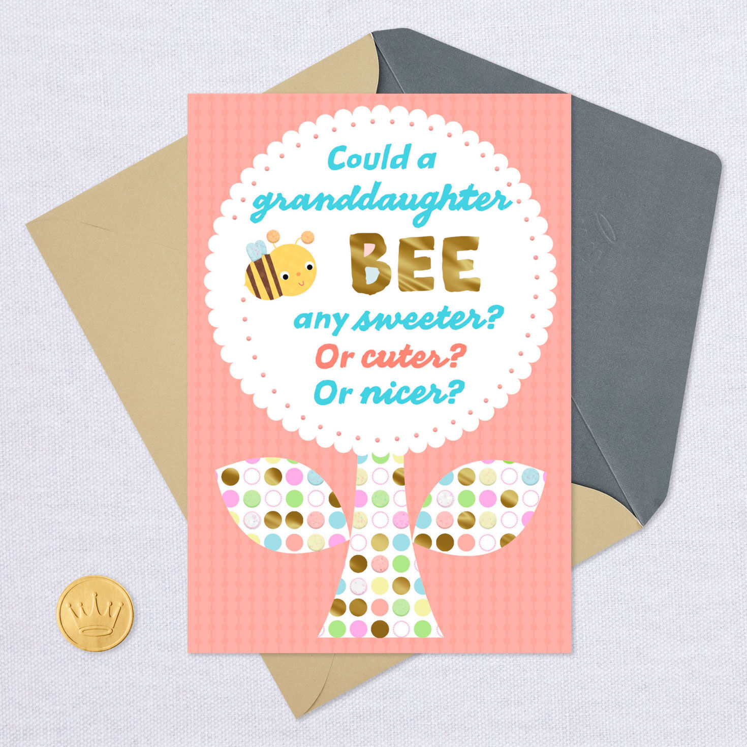 A New Year As Sweet as You Rosh Hashanah Card for Granddaughter, , large image number 5