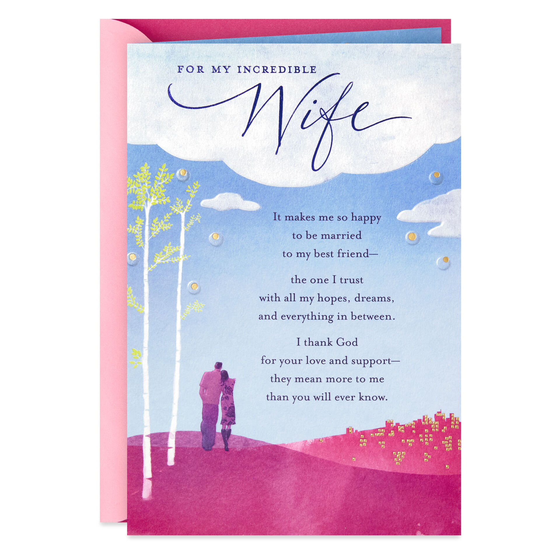 I Thank God For You Religious Birthday Card For Wife Greeting Cards I Thank God For You Religious Birthday Card For Wife Greeting Cards