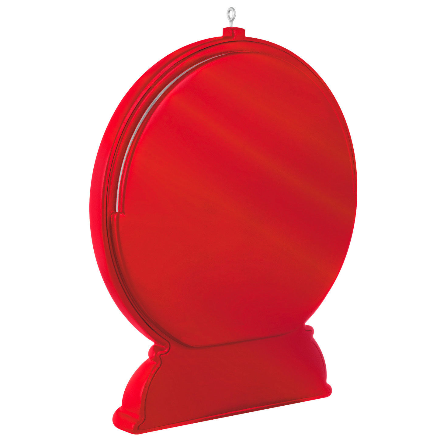 Mom and Me Red Snow Globe Frame Keepsake Ornament Back image number 6