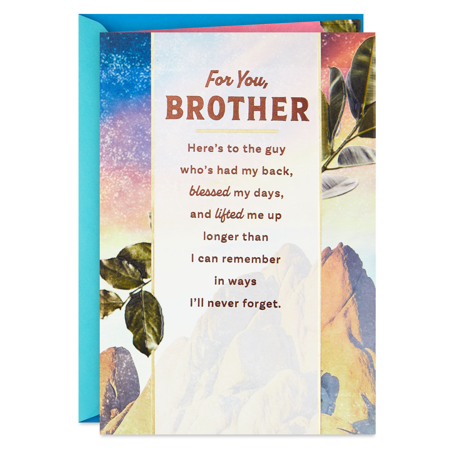 Here's to a Brother Who's Loved So Much Birthday Card for only USD 5.59 | Hallmark