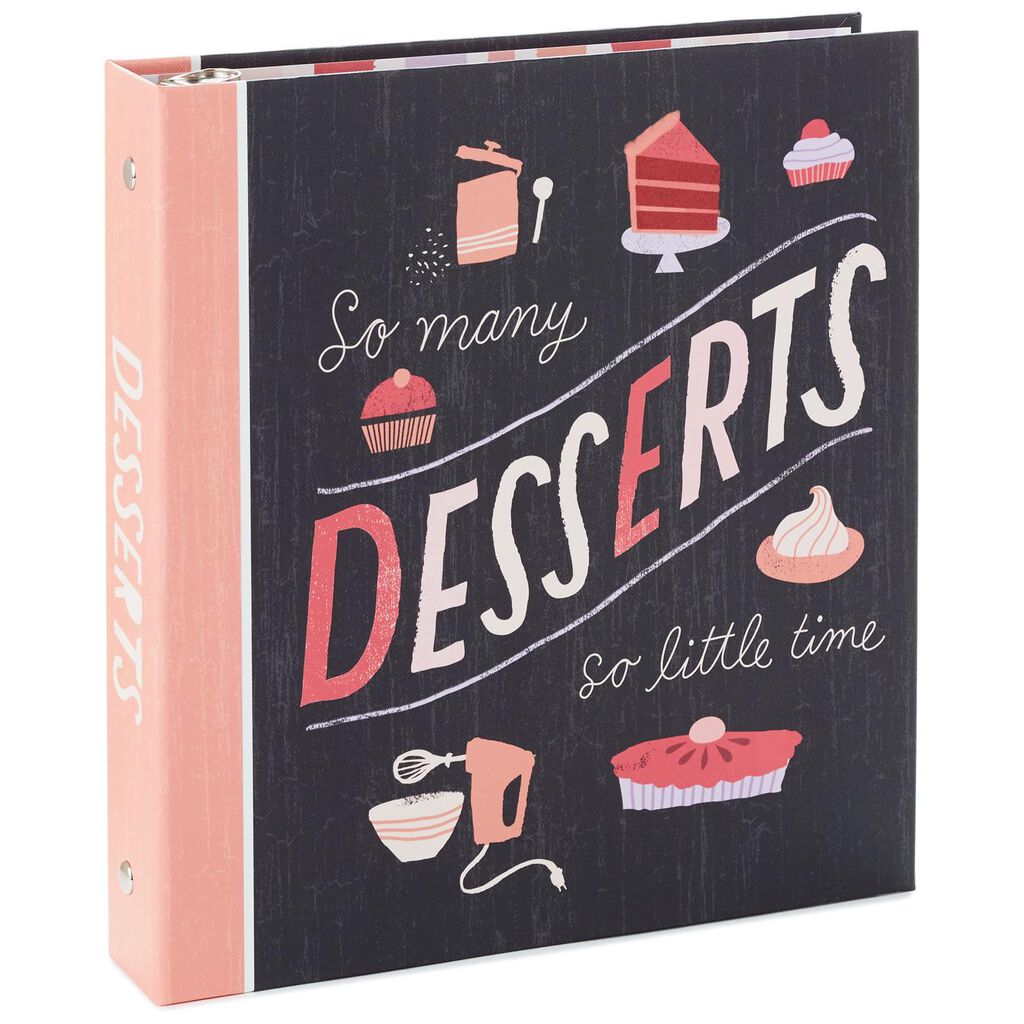 So Many Desserts Recipe Organizer Book Recipe Organizers