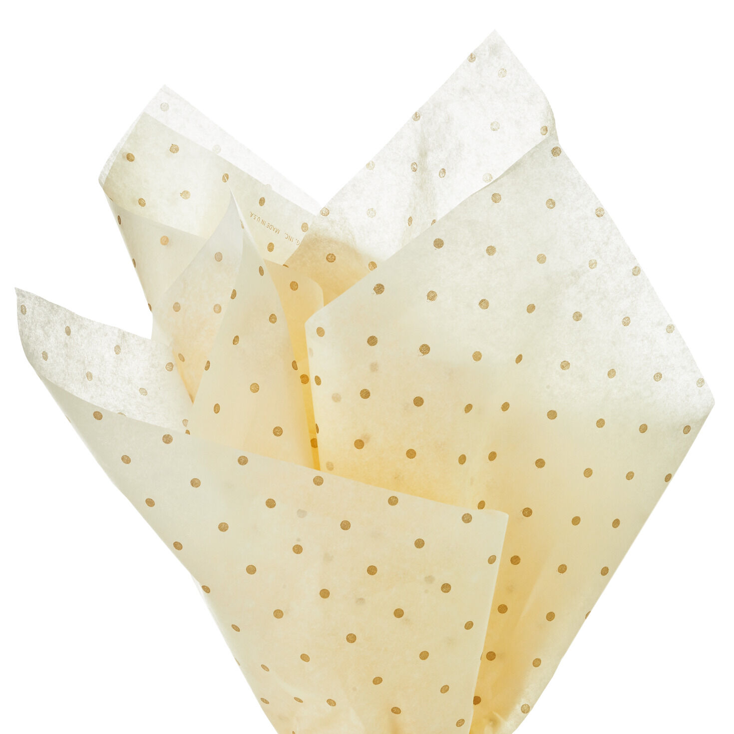 Mother's Day for Easter White with Pink, Green, Yellow, Blue Polka Dot, 8 Sheets Hallmark Tissue Paper Birthdays or Any Occasion 