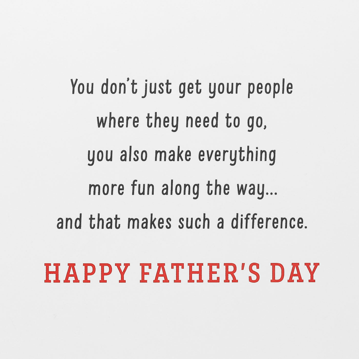 Dirty Minivan or SUV Father's Day Card Sentiment image number 2