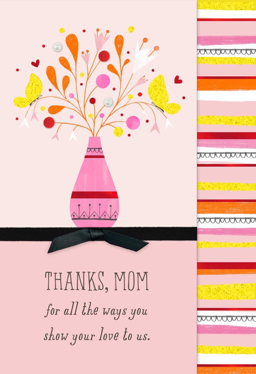 Thank-You Bouquet Mother's Day Card from Us