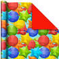 Bright Birthday 3-Pack Reversible Wrapping Paper, , large image number 4