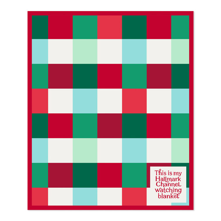 Hallmark Channel Watching Plaid Blanket, 50x60, , large image number 4