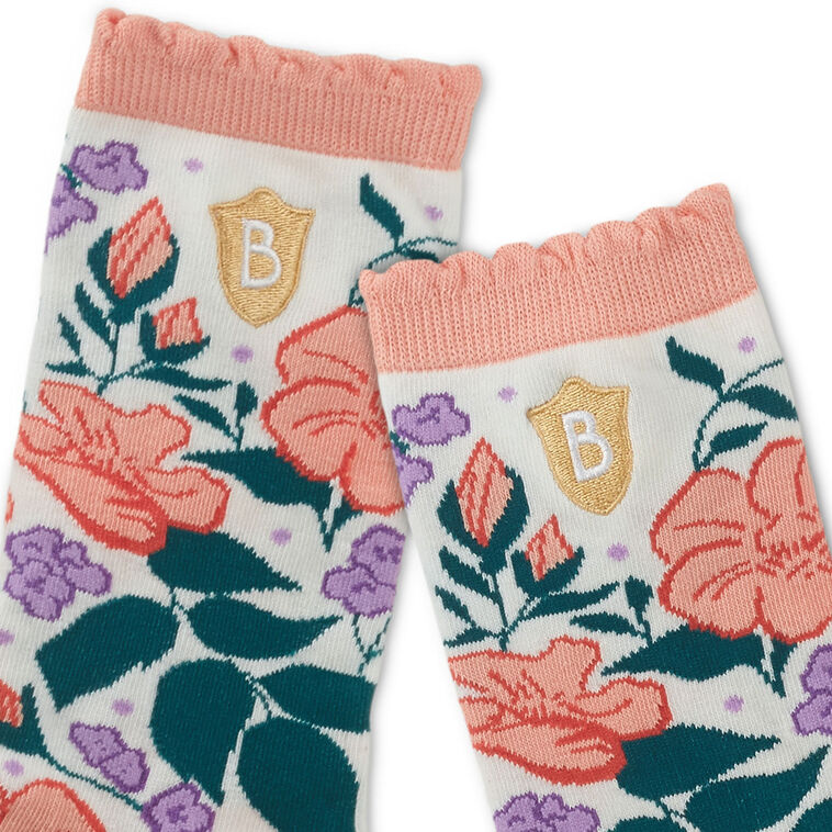 Bridgerton Colorful Floral Socks, , large image number 3