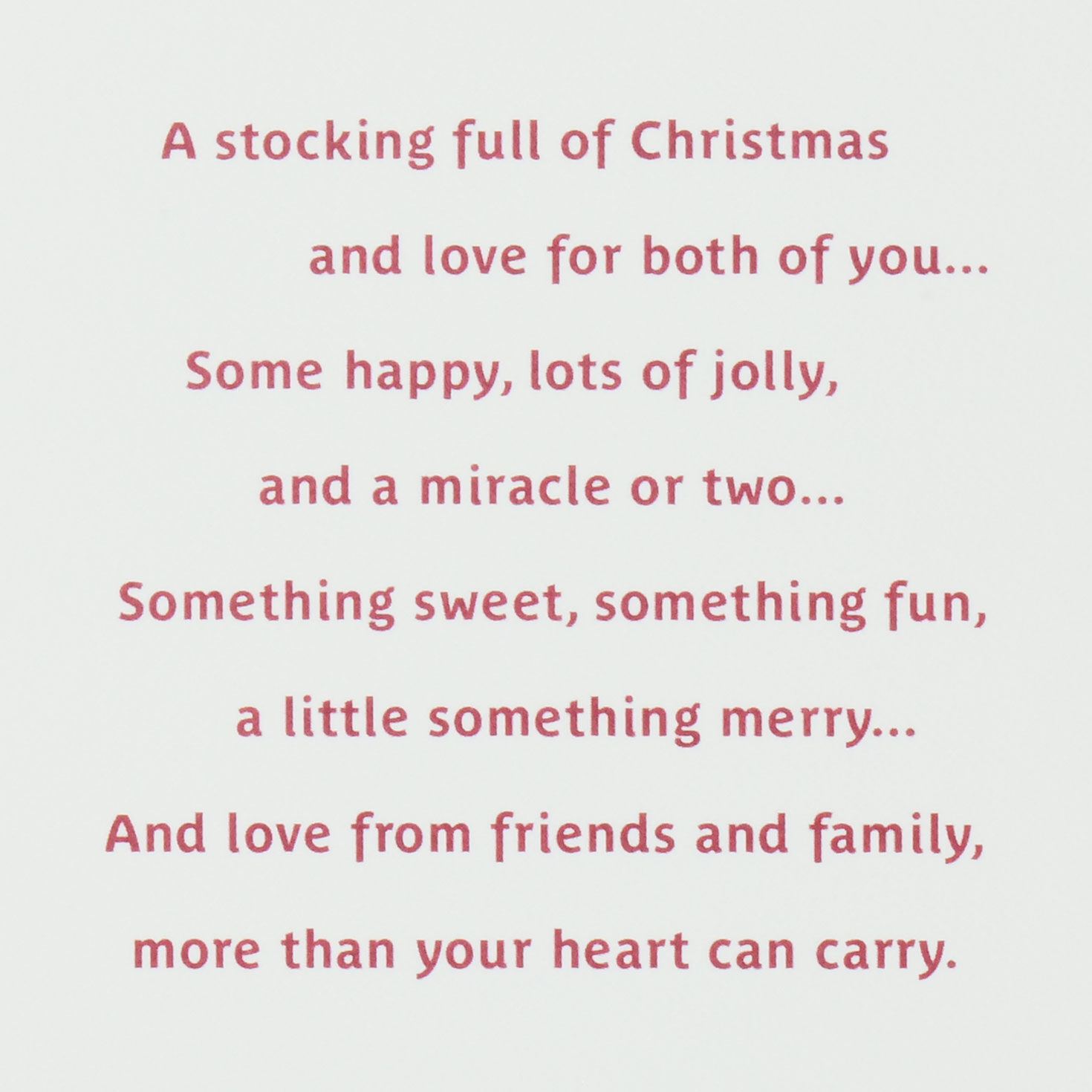 Wishing You Every Blessing Christmas Card for Both, , large image number 2