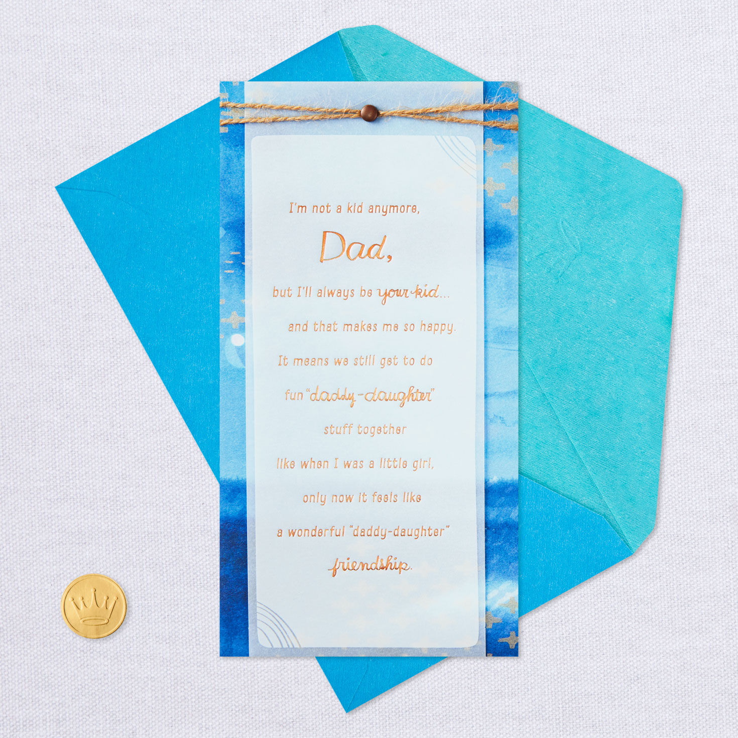 Always Your Kid Birthday Card for Dad From Daughter, , large image number 5