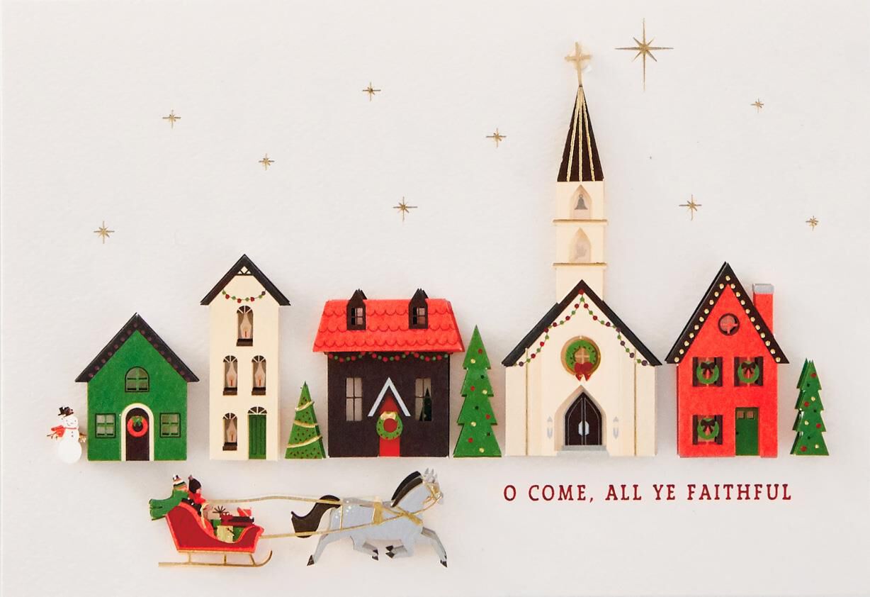 All Ye Faithful Christmas Card