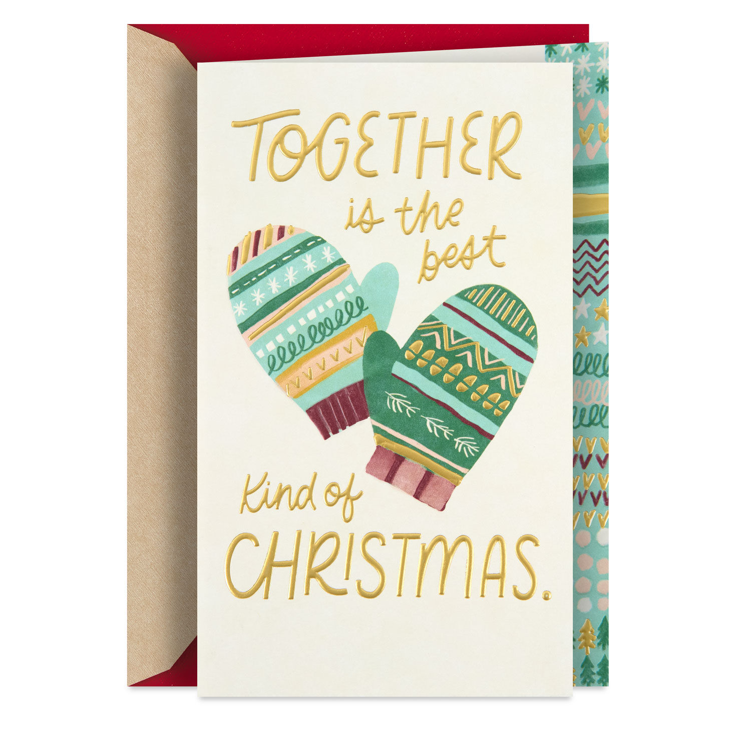 You're a Wonderful Couple Christmas Card for Niece and Her Significant Other