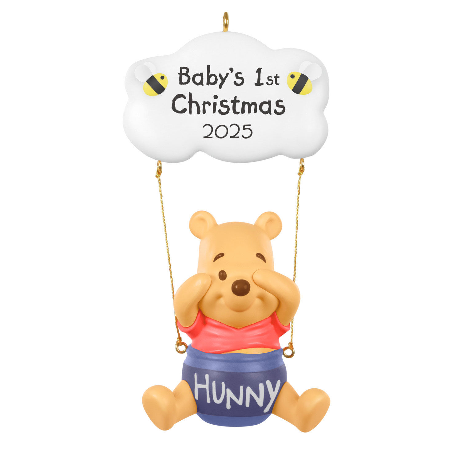Disney Winnie the Pooh Baby's First Christmas 2025 Ornament