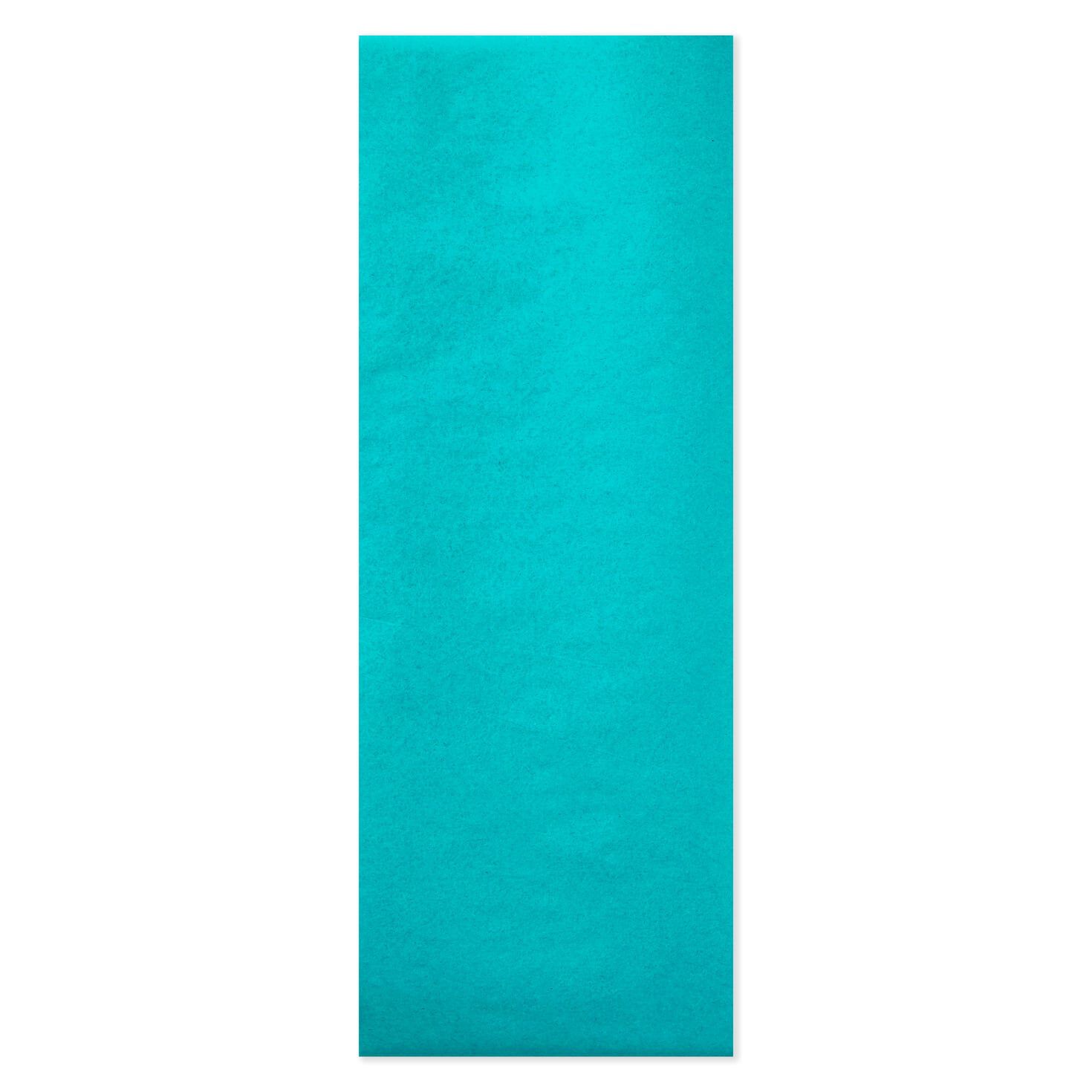 Caribbean Blue Tissue Paper, 8 sheets, Caribbean Blue, large image number 1