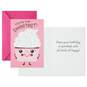 Pink Cupcake Birthday Cards With Stickers, Pack of 6, , large image number 2