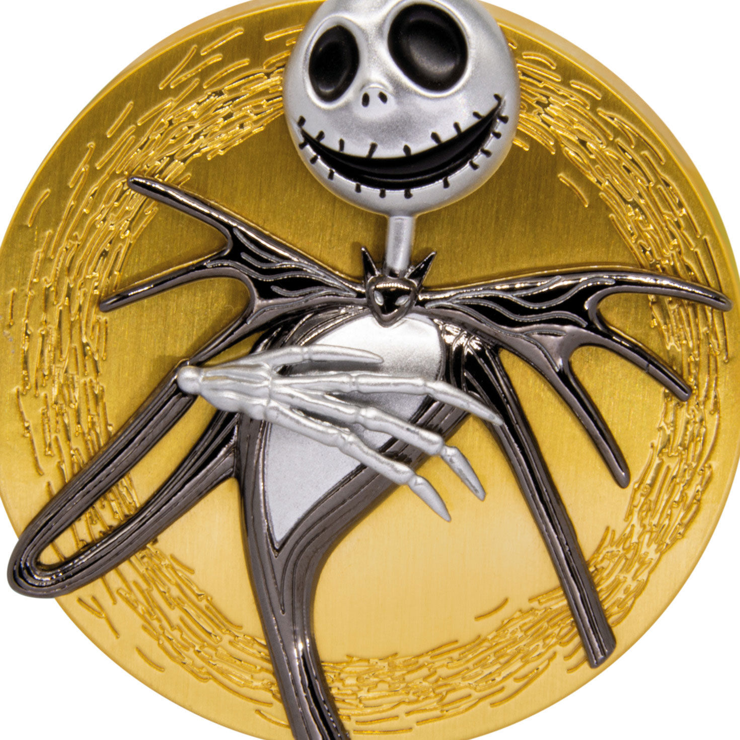 Disney Tim Burton's The Nightmare Before Christmas Jack Skellington on Moon Metal Hallmark Ornament for only USD 17.49 | Hallmark