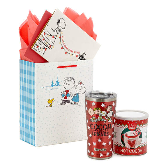Peanuts® Gang A Go For Cocoa Christmas Gift Set, , large image number 1