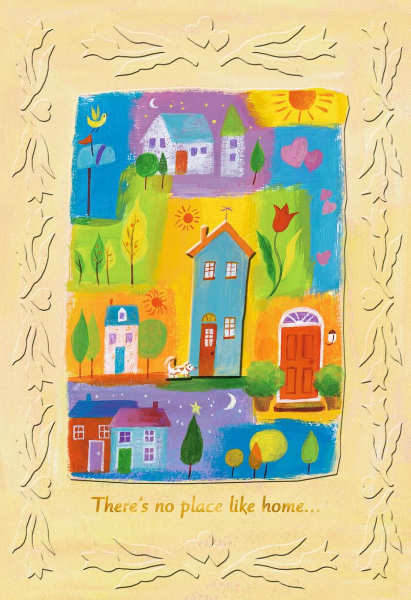 No Place Like Home New Home Congratulations Card