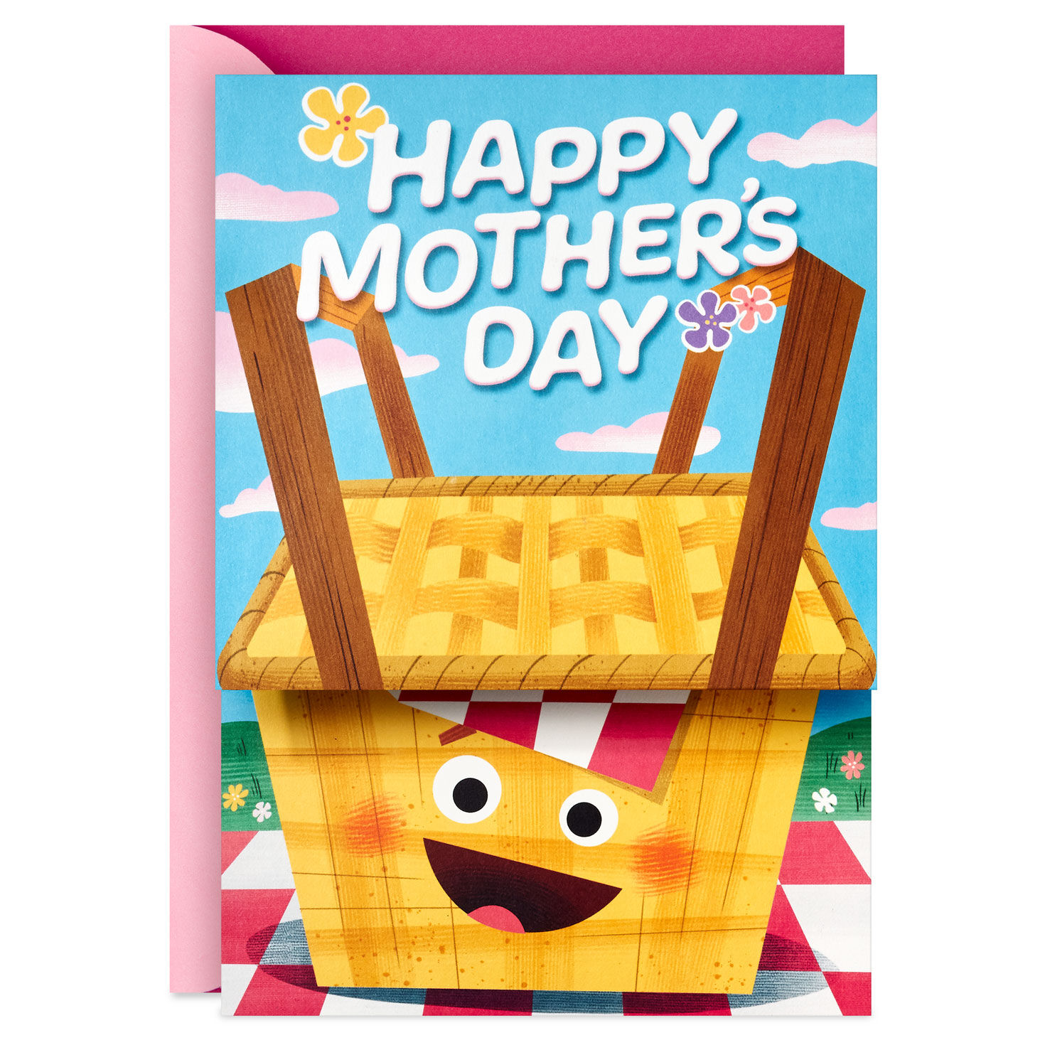 Life's a Picnic Funny Pop-Up Mother's Day Card for Mom With Sound and Light