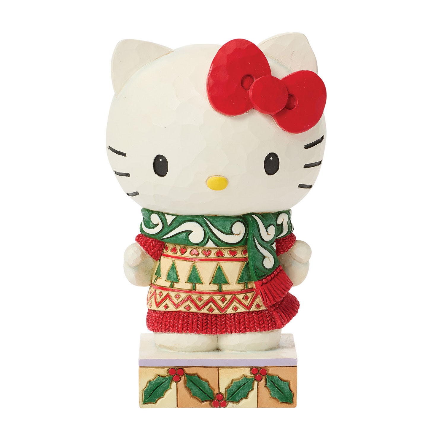 Jim Shore Sanrio Hello Kitty in Sweater and Scarf Figurine, 6.25"