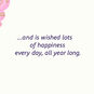 Pink, Teal and Purple Ornaments Niece Christmas Card Sentiment image number 2