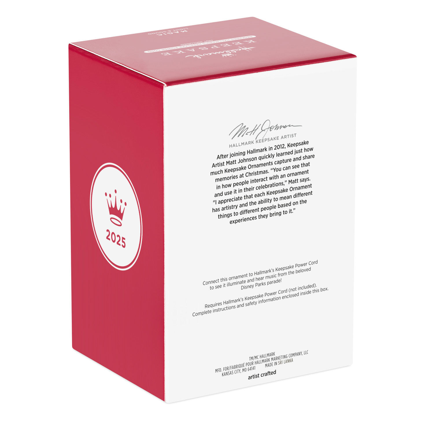 Disney Electrical Parade Keepsake Ornament package back image number 8