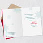 Happy Snowman Religious Grandson Christmas Card Open card with envelope image number 4