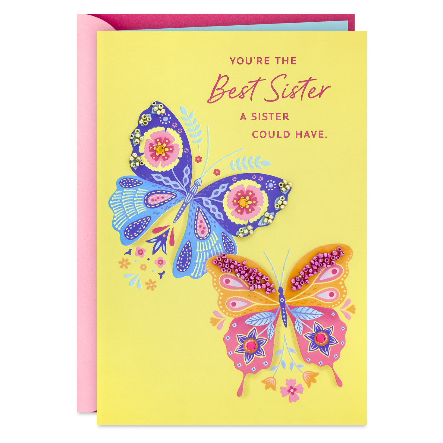 You're the Best Sister a Sister Could Have Birthday Card