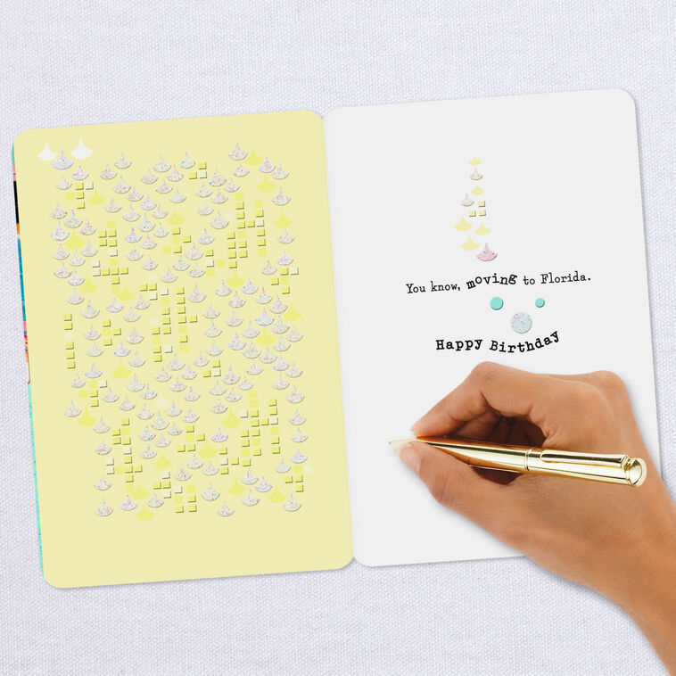 Closer to Moving to Florida Funny Birthday Card, , large image number 6