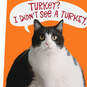 Fat Cat Funny Thanksgiving Card, , large image number 4