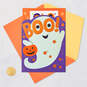 Trick-or-Treating Ghost Halloween Card With Stickers, , large image number 6